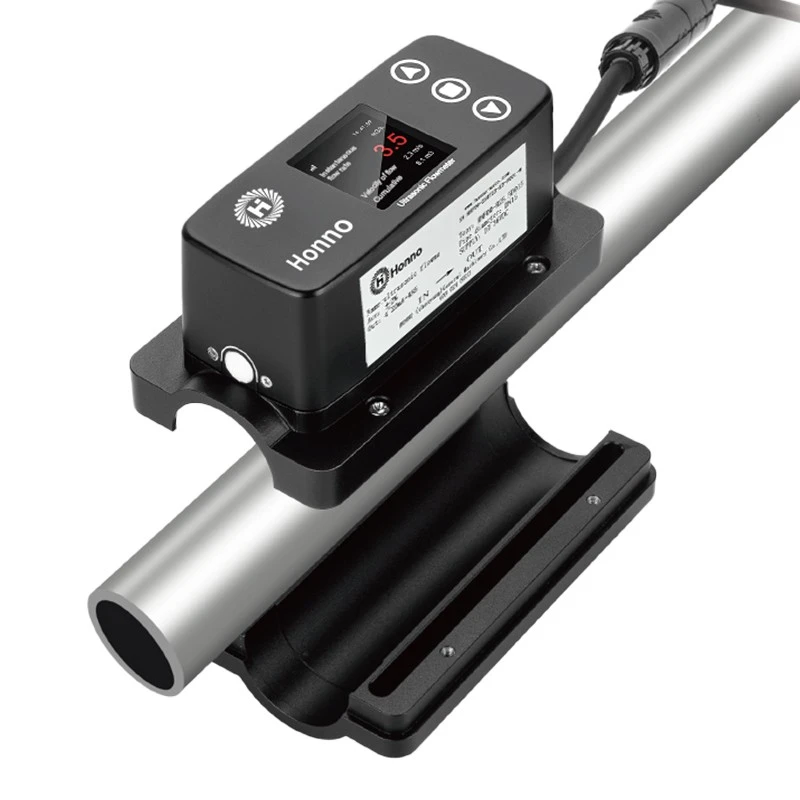 Small flow clamp on ultrasonic flow meter